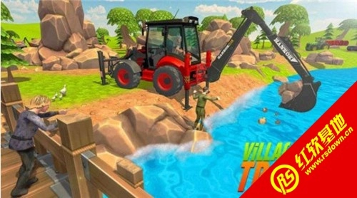 农庄挖掘机模拟器
