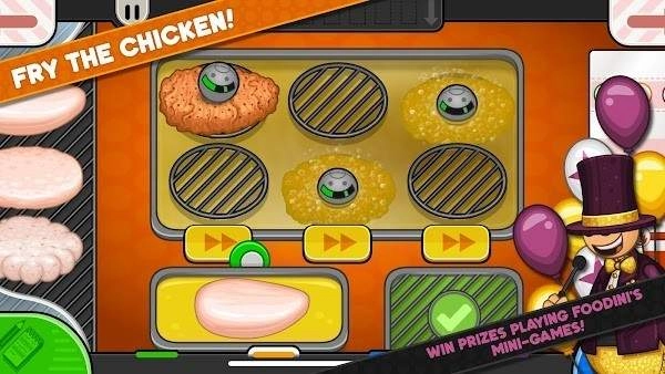 老爹炸鸡汉堡店（Papa's Cluckeria To Go)