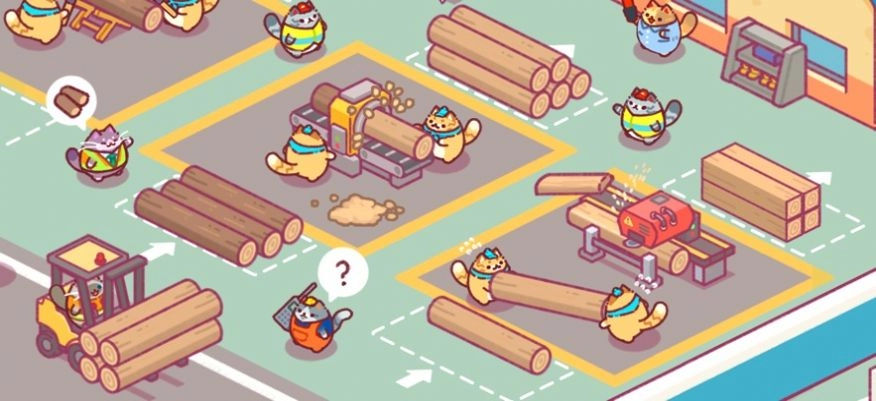 伐木猫可爱的闲置大亨(Lumbercat)