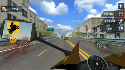 城市交通摩托骑手