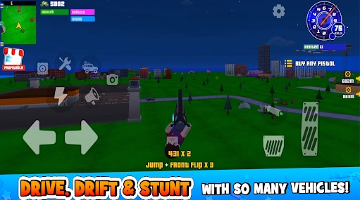 像素沙盒模拟器(Gangs Wars：Pixel Shooter RP)