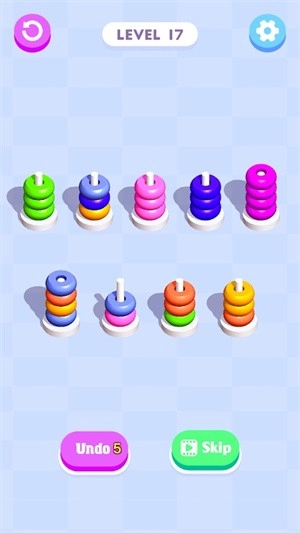 拼色谜题(Color Stack Puzzle)