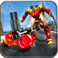 未来机器人救援城市(Futuristic Bike Robot Transform)