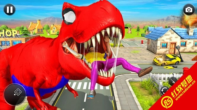 恐龙横冲直撞模拟器(Dinosaur Rampage Simulator)游戏纯净最新版
