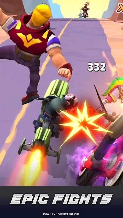 摩托车斗殴赛(Race On)