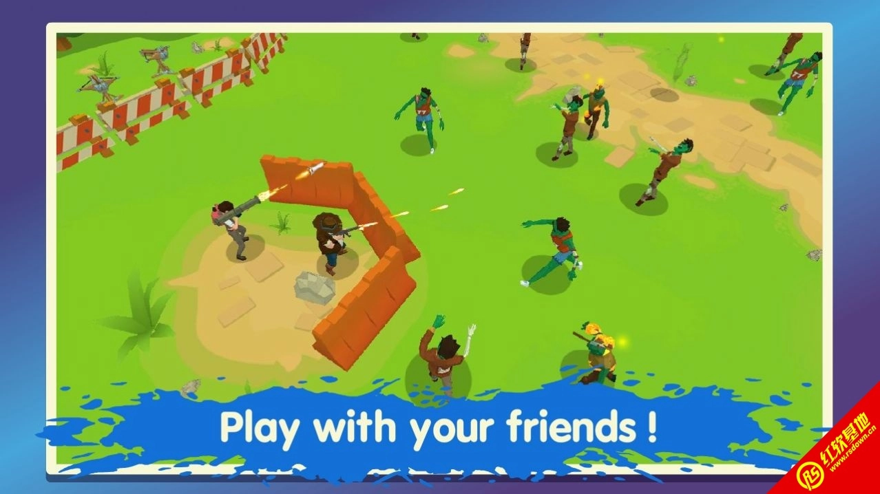 两个家伙与僵尸3D(Two Guys &amp; Zombies 3D)无广告版