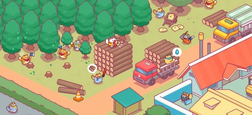 伐木猫可爱的闲置大亨(Lumbercat)