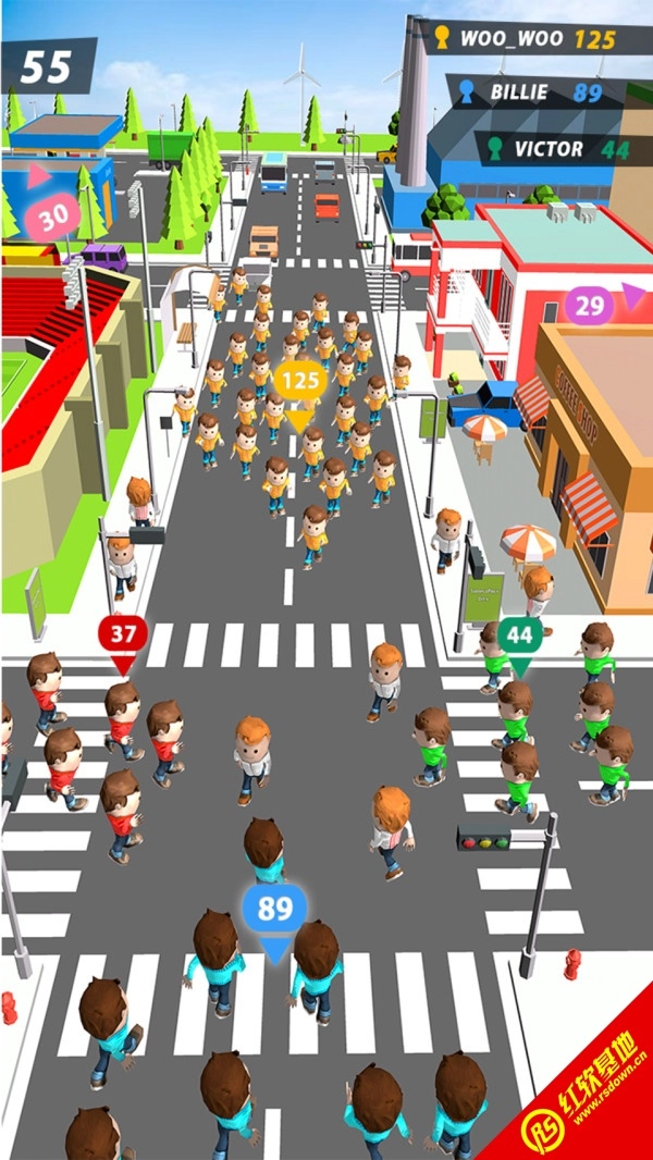 拥挤的人群城市(1)