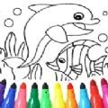 鱼和海豚(Fish and Dolphin coloring)手机版