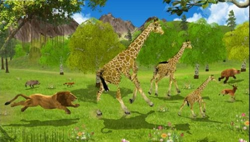 长颈鹿丛林模拟器(Giraffe Family Life Jungle Simul)