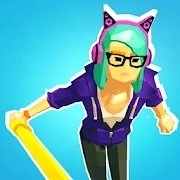 女孩切热狗3D(Ninja Dash 3D)