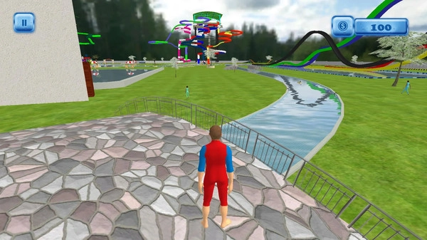 水上乐园过山车游戏无广告版