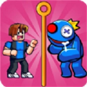 彩虹朋友拉针解谜 