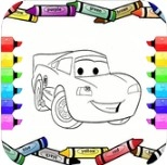 著色閃電車(Coloring Lightning Cars)