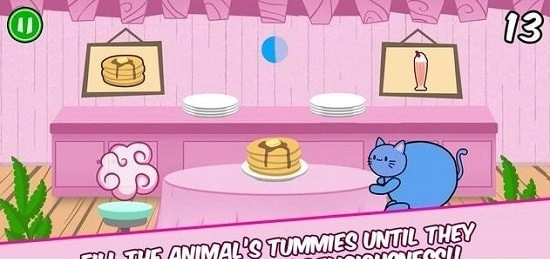 兔子薄煎饼和猫奶昔(Bunny Pancake)