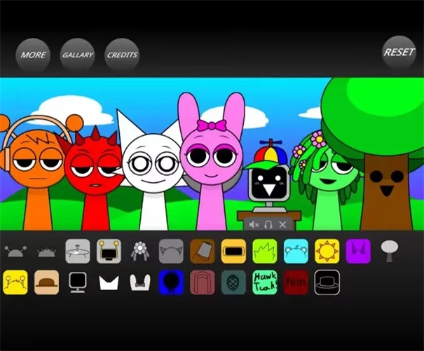 节奏盒子Sprunki简笔画版(1)