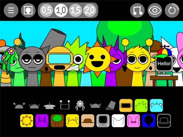 节奏盒子Sprunki交换版图1