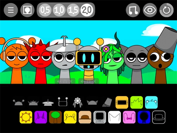 节奏盒子Sprunki交换版图2