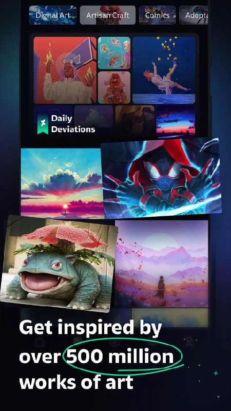 deviantart平台图1