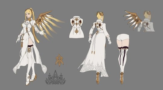 更多細(xì)節(jié)揭曉：《守望先鋒》尼爾聯(lián)動皮膚概念設(shè)計圖公開