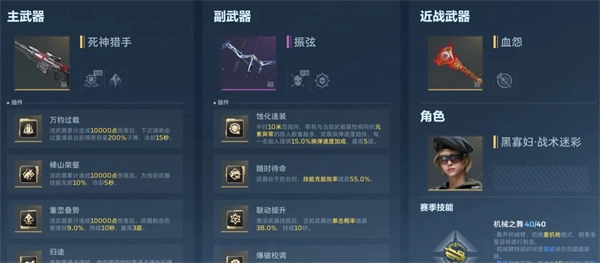 逆战未来死神猎手主副近战武器最强组合指南