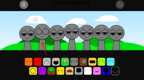 节奏盒子sprunki罪人最新版图1