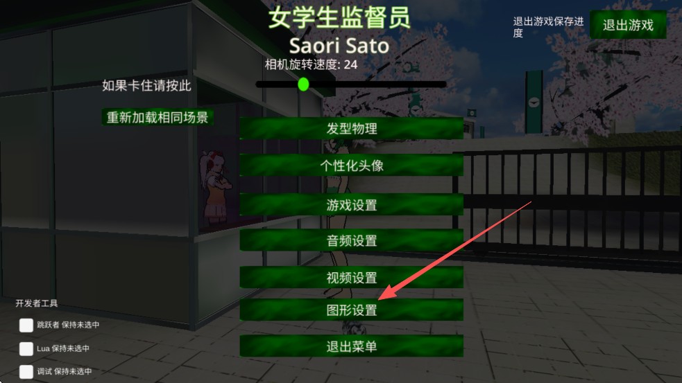 选择图形设置界面截图