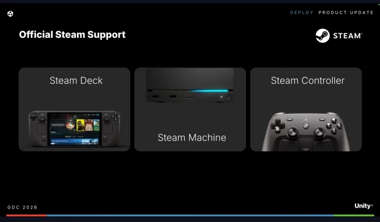 现在才行动？Unity宣布将原生适配Steam全平台
