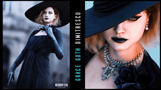 《生化9》八尺夫人格蕾丝MOD：诡艳哥特女王范儿超足