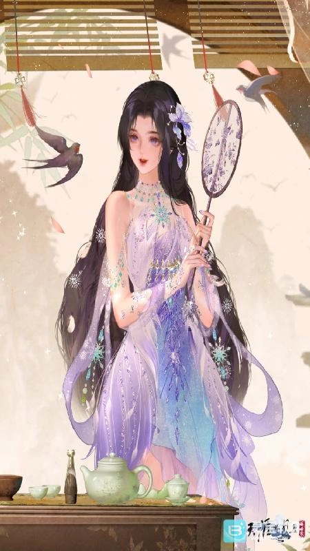 心意雪花主题外观【圣绣&middot;萤雪】已在天涯明月刀上线