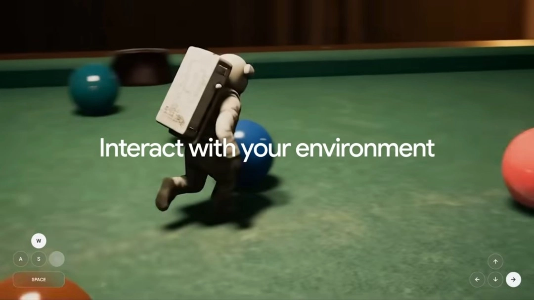 谷歌自曝：AI生成的游戏世界几分钟就崩 取代开发者还早着呢