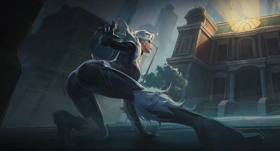 《漫威争锋》里的黑白猫获粉丝盛赞，性感优雅的形象拿捏得十分到位