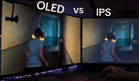 效果差异一目了然？OLED屏幕对比IPS完全是降维打击