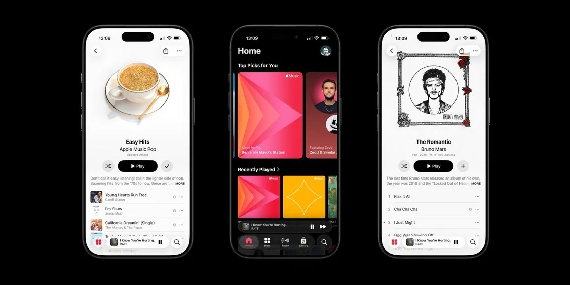 有用户反馈，升级至苹果iOS 26.4版本后，Apple Music自适应界面遭遇&ldquo;闪光弹&rdquo;现象