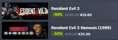 卡普空这波定价让人意外！Steam《生化危机3RE》售价比原版还低