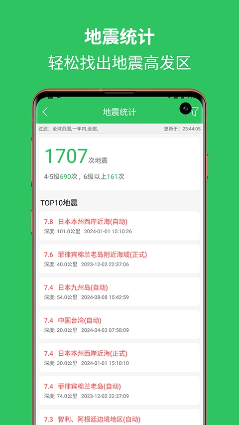 地震预警助手手机版截图