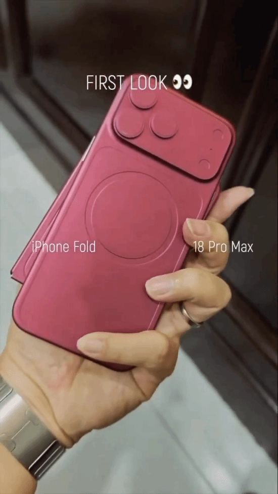 iPhone全新机型实体模型意外曝光！折叠屏你是否会考虑入手