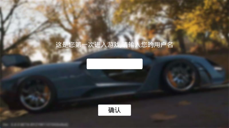 极限竞速地平线4账号命名界面示意图