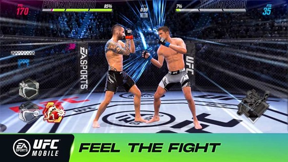 UFC终极格斗冠军2面对面模式界面