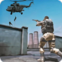 士兵前线射击