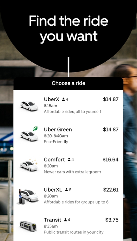 优步Uber打车截图2