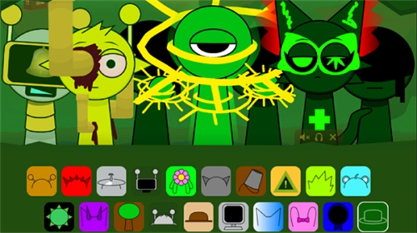 节奏盒子sprunki绿核模组最新版