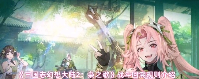 《三国志幻想大陆2：枭之歌》战斗回溯规则说明