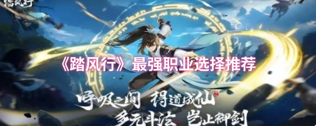 《踏风行》中最强职业选择攻略推荐