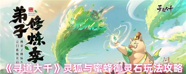 《尋道大千》中靈狐與蜜蜂御靈石的玩法攻略