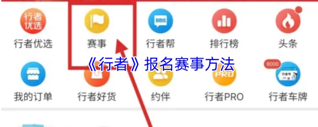 《行者》報名賽事方法