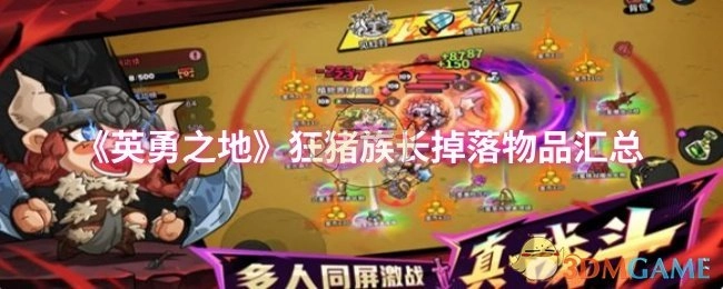 《英勇之地》狂豬族長掉落物品匯總