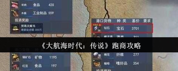 《大航海时代：传说》跑商秘籍