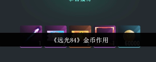 探究《远光84》中金币的作用