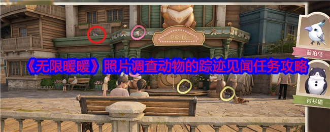《无限暖暖》照片调查动物踪迹见闻任务的详细攻略